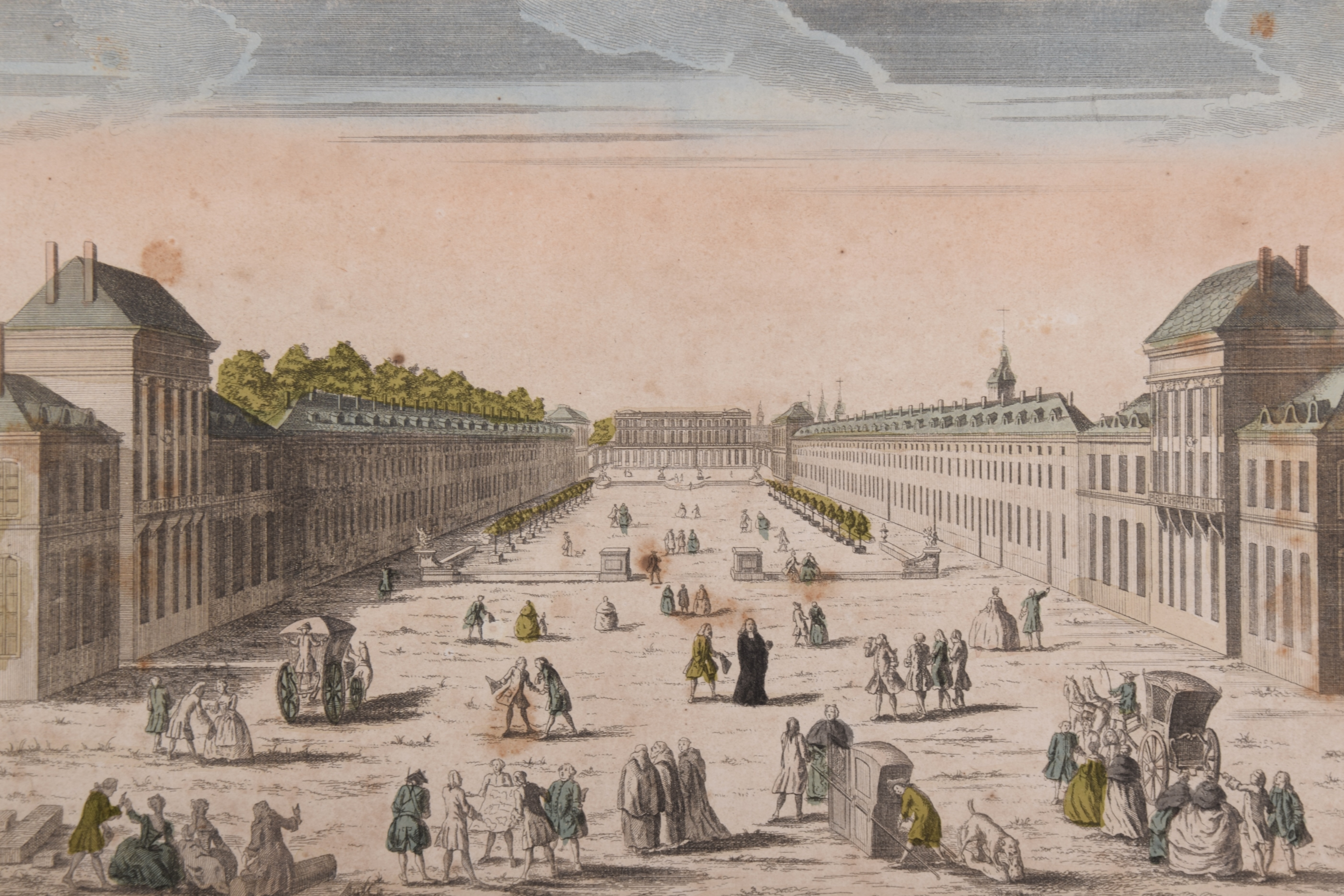 Frankrijk - Nancy; J.Chereau - Vue perspective de la Carrière de Nancy au Septentrion - 1751-1760