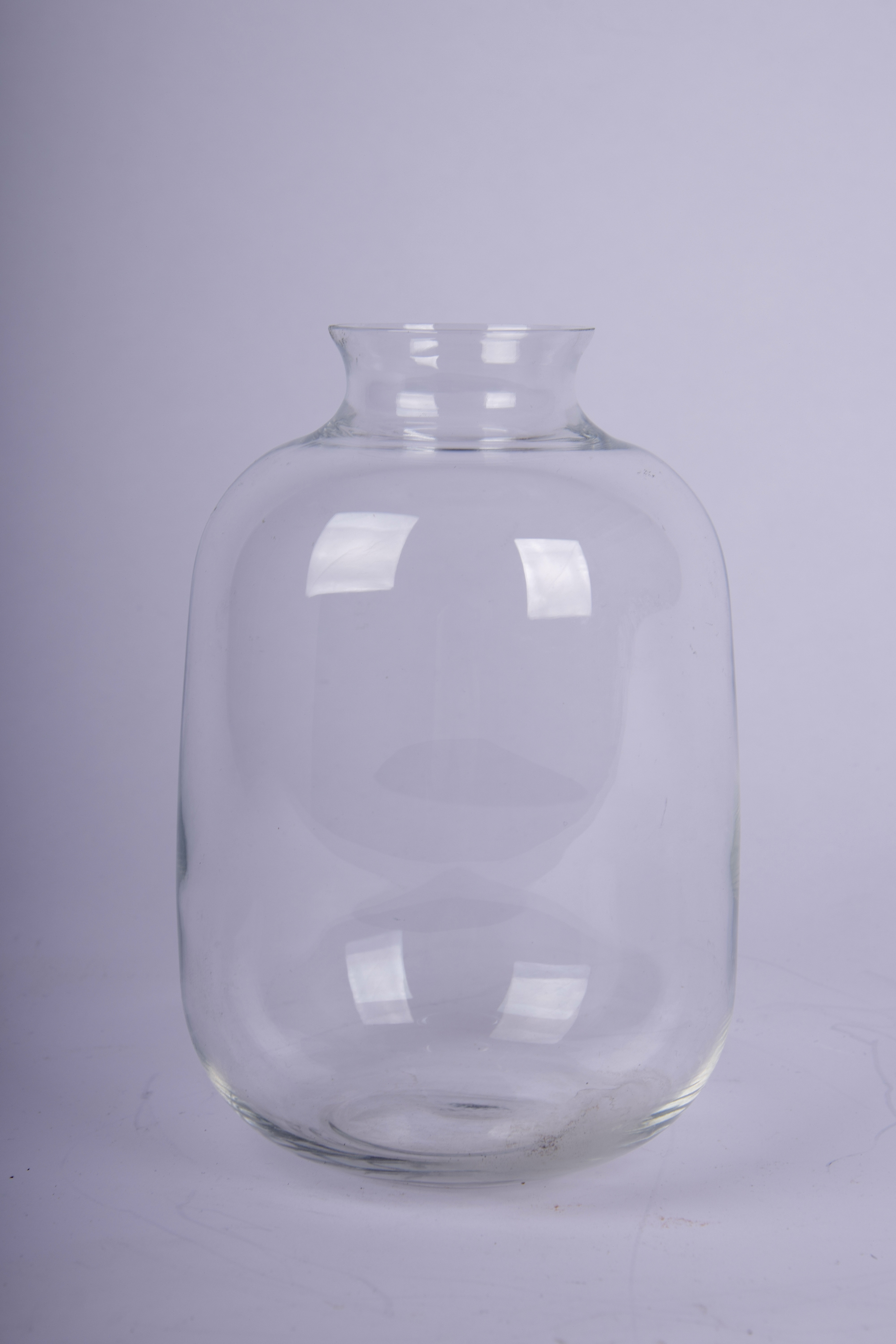 Vaas - Glas - glazen Art Deco vaas   Nederland -  1930-1940