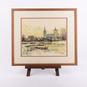 Jan Korthals (1916-1972) - "Stadsgezicht"