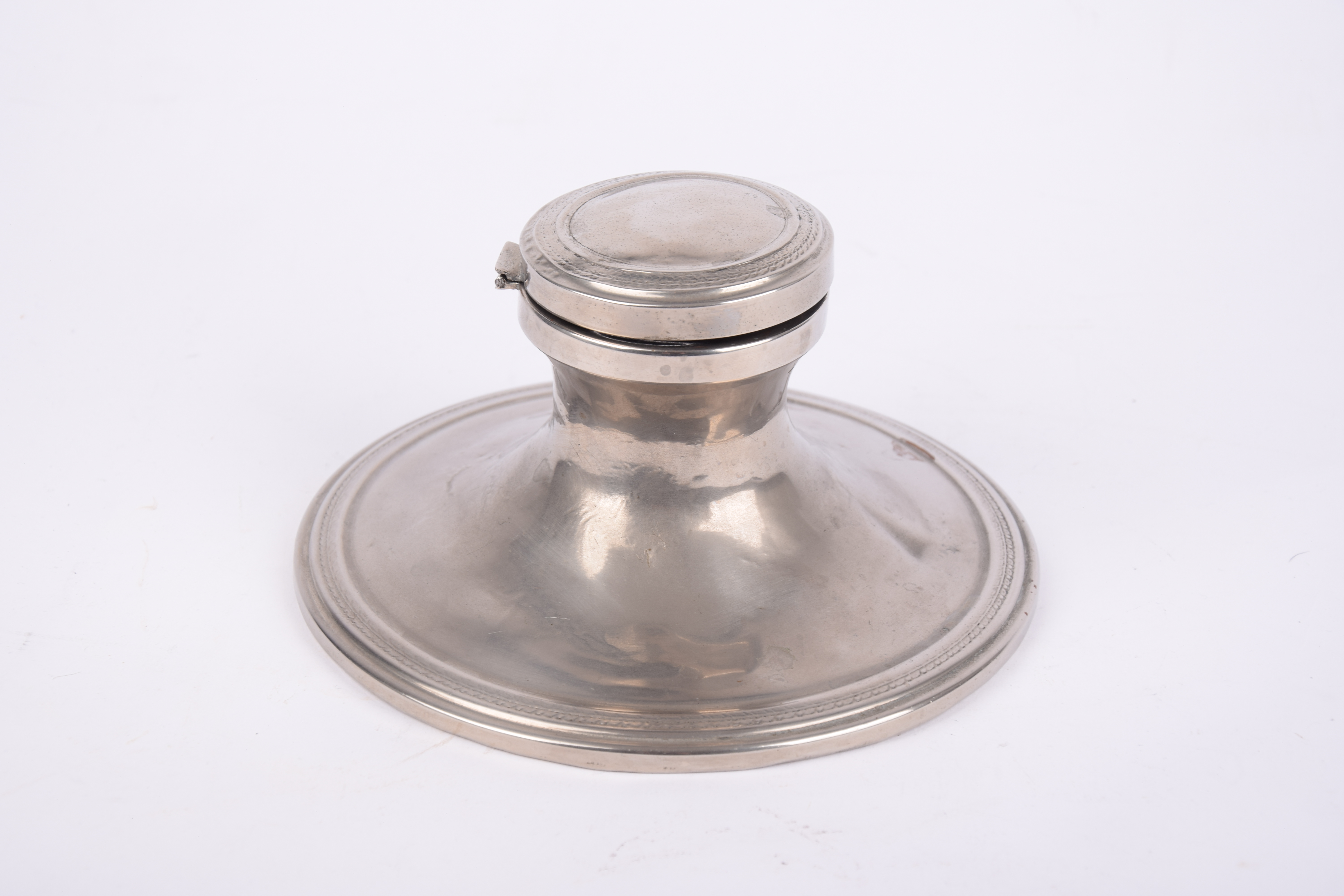 Inktpot - silverplate